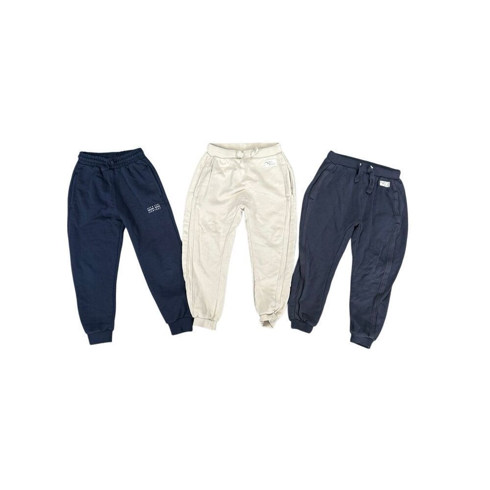 zara toddler boys jogger sweatpants pants bundle size 4-5 years neutrals comfort